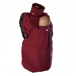 MaM Snuggle Babywearing Cover - Red Dahlia