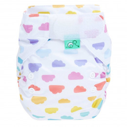 Totsbots TeenyFit Star V5 Cloud Nine - Couche Lavable TE1 pour nouveau-né