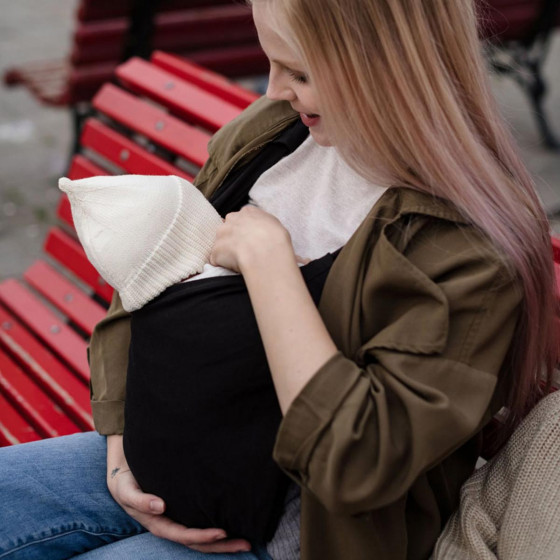 Boba Bliss Noir - Porte-bébé hybride