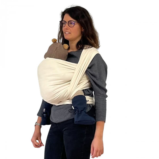 Naturioù Simply Wrap Ecru - Écharpe de portage tissée