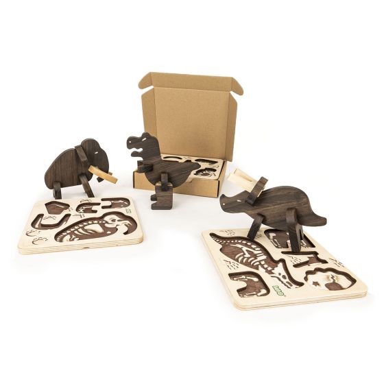 Puzzle paleo-animals Bajo