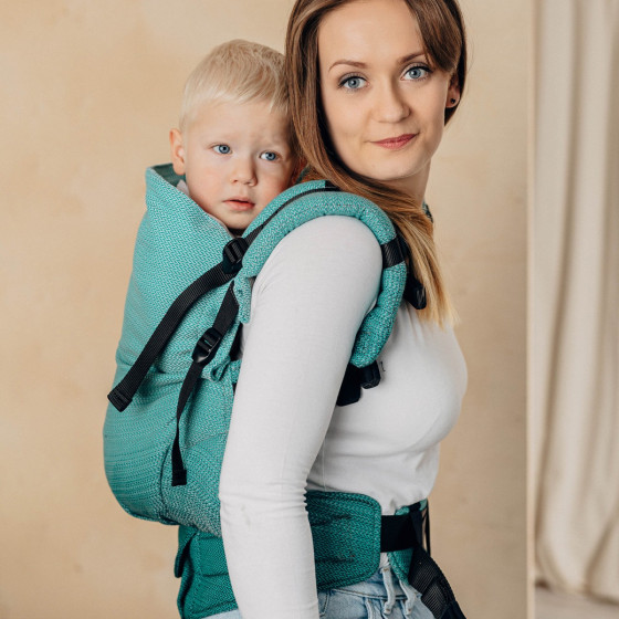 LennyLamb LennyPreschool Little Herringbone Ombre Green