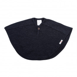 ManyMonths Multi-cape évolutive en Laine Mérinos - Foggy Black