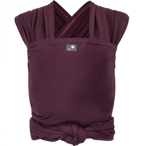 Hoppediz Aubergine - Stretchy Baby Wrap