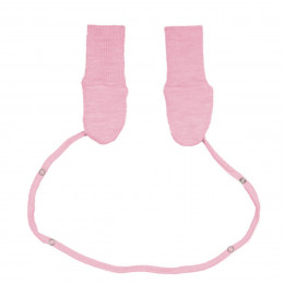 ManyMonths Natural Woollies Long Cuff Baby Mittens - West Wind Rose