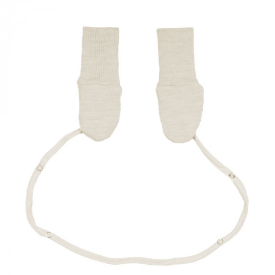 ManyMonths Natural Woollies Long Cuff Baby Mittens