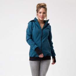 Fun2BeMum Babywearing Softshell Jacket EVEREST 6 in 1 - PETROL