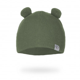 Fun2BeMum Hat with Bear Ears for Babies and Childern - Vert olive