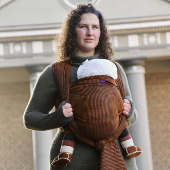 Yaro Waffles Black Bronze - Ring Sling Tissé