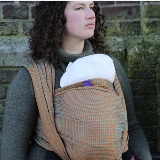 Yaro Waffles Bronze Turkis - Ring Sling Tissé
