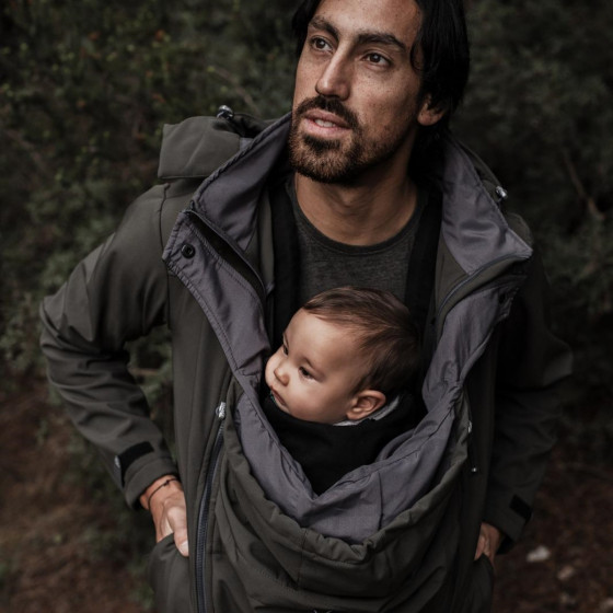Fun2BeMum ELBRUS Babywearing softshell jacket for Dad