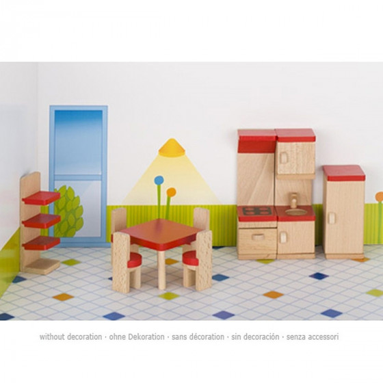 Furniture for flexible puppets, kitchen Goki