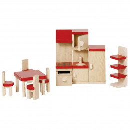 Furniture for flexible puppets, kitchen Goki