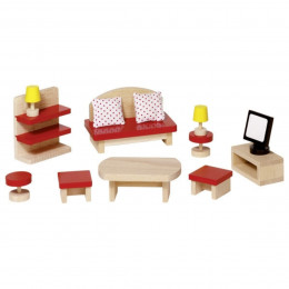 Furniture for flexible puppets, living room by Goki