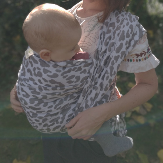 Naturiou Leopard Baby wrap