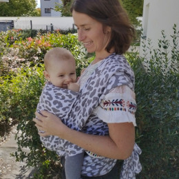 Naturiou Leopard Baby wrap