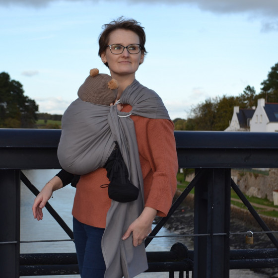 Naturiou Simply Sling Grey - Ring Sling