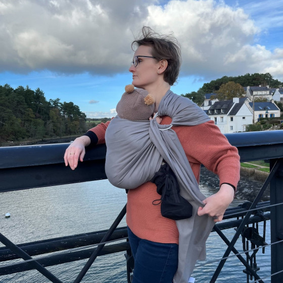 Naturiou Simply Sling Grey - Ring Sling