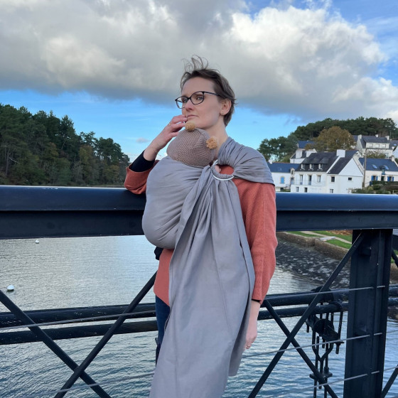 Naturiou Simply Sling Grey - Ring Sling