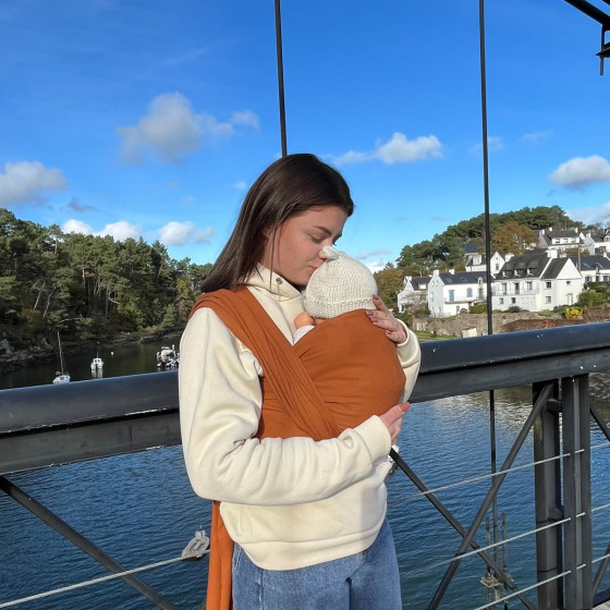 Naturiou Simply Wrap  Carmel - Woven Wrap Broken Twill