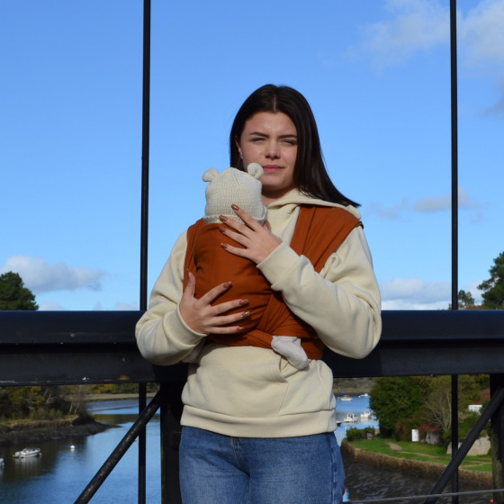 Naturiou Simply Wrap Caramel - Écharpe de portage tissée