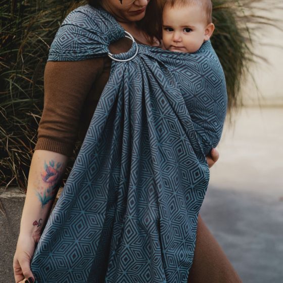 Little Frog Ring Sling - Cloudy Cube
