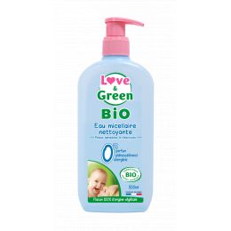 Love and Green Eau Micellaire nettoyante 500ml 0%