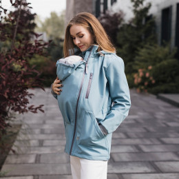 Love And Carry Jacket at Portage and Pregnancy Softshell - Sky