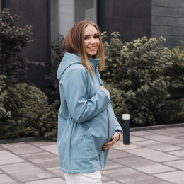 Love And Carry Jacket at Portage and Pregnancy Softshell - Sky