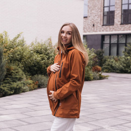 Love And Carry Jacket at Portage and Pregnancy Softshell - Paprika