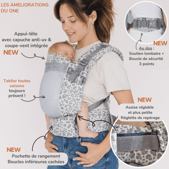 Love and Carry ONE Fog (NEW) - Ergonomic Babycarrier