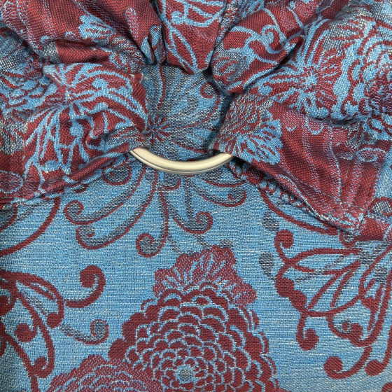 Yaro Chrys Ultra Burgundy Sky Linen - Ring Sling Tissé