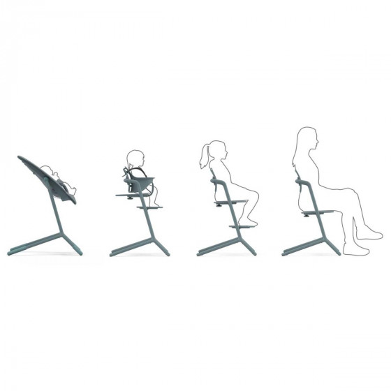 Cybex Lemo 3-en-1 evolutive high chair
