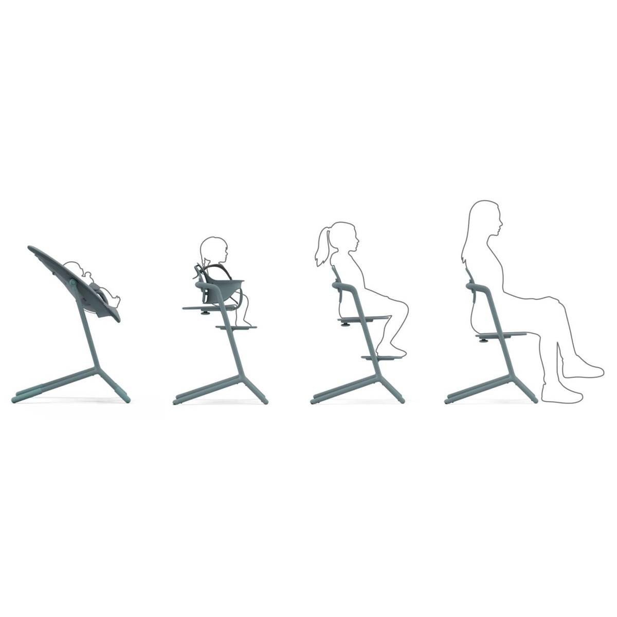 Chaise haute LEMO CYBEX Pack 3en1 - Chaise + Plateau + Baby Set