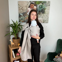 Naturiou Waffle Ring Sling Light Grey