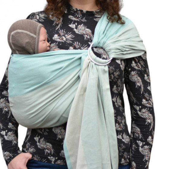 Yaro Newborn Mint - Ring Sling Tissé