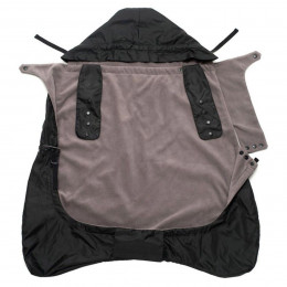 Ergobaby Cocon Hiver Noir - Couverture de portage