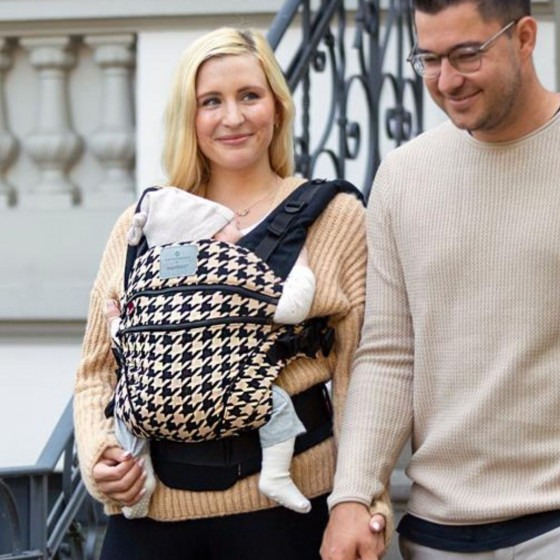 Manduca XT Bellybutton PepitaBlack - Porte-bébé évolutif