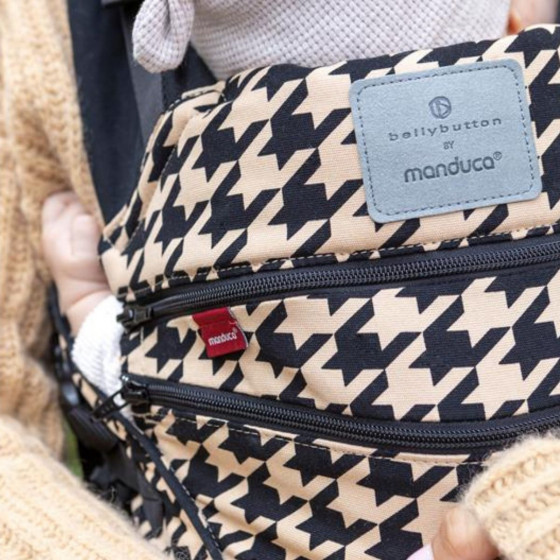 Manduca XT Bellybutton PepitaBlack - Porte-bébé évolutif