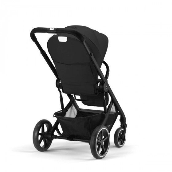 Guidon ajustable à une main de la Cybex Balios S Lux 2 Moon Black Chassis Noir - Poussette tout-terrain combinée