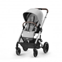 Cybex Balios S Lux 2 - Poussette tout-terrain combinée - Lava Grey (Châssis Silver)