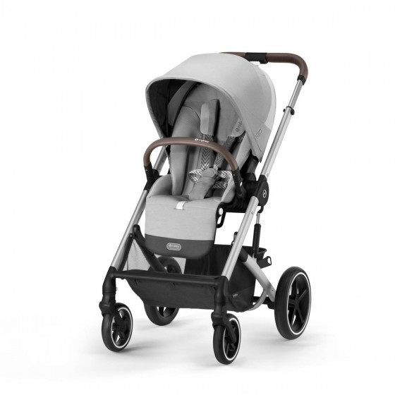 Cybex Balios S Lux 2 Lava Grey Chassis Silver - Poussette tout-terrain combinée Cybex Balios S Lux 2 Lava Grey Chassis Silver - Poussette tout-terrain combinée