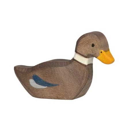 Vache  debout  noire Holztiger