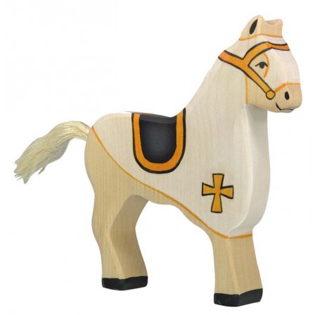 Vache  debout  noire Holztiger
