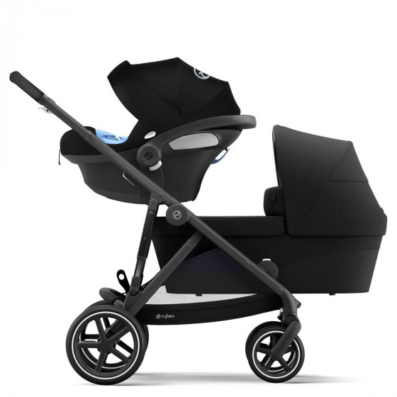 Cybex Gazelle S Deep Black Chassis Noir - Poussette double