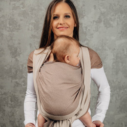 Lennylamb Little Herringbone Baby Pink Echarpe tissée