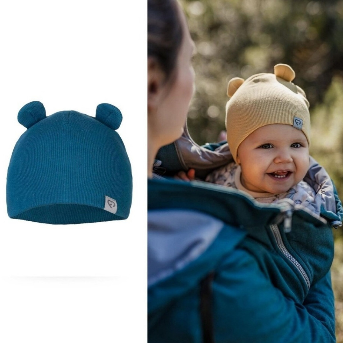Bonnet à oreilles doublé pour bébé et enfant