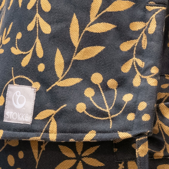 Stokke Limas Carrier Flex Or Floral - Porte-bébé physiologique en coton bio