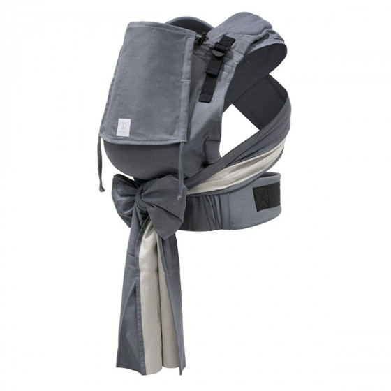 Stokke Limas Carrier Mélange Ardoise - Porte bébé Mei-Tai Hybride