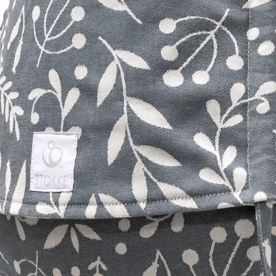 Stokke Limas Carrier Plus Ardoise Florale - Porte bébé Mei-Tai Hybride